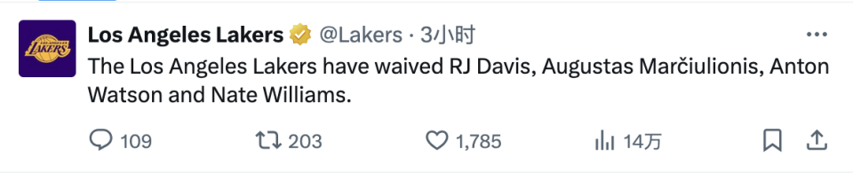 球员, 属队, 署了非保障 球员, 属队, 署了非保障